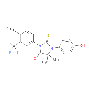 4-(3-(4-hydroxyphenyl)-4,4-diMethyl-5-oxo-2-thioxoiMidazolidin-1-yl)-2-(trifluoroMethyl)benzonitrile