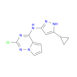 918538-08-6 2-Chloro-N-(5-cyclopropyl-1H-pyrazol-3-yl)pyrrolo[2,1-f][1,2,4]triazin-4-aMine