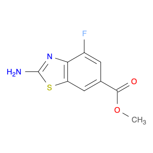 6-Benzothiazolecarboxylic acid, 2-aMino-4-fluoro-, Methyl ester