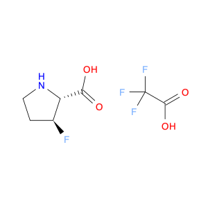 (2R,3S)-3-fluoropyrrolidine-2-carboxylic acid; trifluoroacetic acid