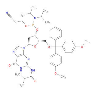 93183-15-4 5'-O-(4,4'-Dimethoxytrityl)-N-isobutyryl-2'-deoxyguanosine-3'-(2-cyanoethyl-N,N-diisopropyl)phosphoramidite