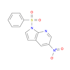 937012-11-8 1H-Pyrrolo[2,3-b]pyridine, 5-nitro-1-(phenylsulfonyl)-