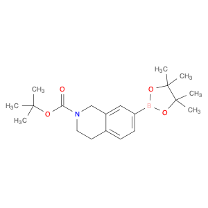 2(1H)-ISOQUINOLINECARBOXYLIC ACID, 3,4-DIHYDRO-7-(4,4,5,5-TETRAMETHYL-1,3,2-DIOXABOROLAN-2-YL)-, 1,1-DIMETHYLETHYL ESTER