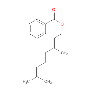 94-48-4 2,6-Octadien-1-ol, 3,7-dimethyl-, benzoate, (2E)-