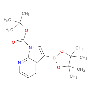 942070-47-5 tert-Butyl 3-(4,4,5,5-tetramethyl-1,3,2-dioxaborolan-2-yl)-1H-pyrrolo[2,3-b]pyridine-1-carboxylate