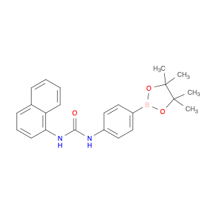 942610-02-8 N-1-naphthalenyl-N'-[4-(4,4,5,5-tetramethyl-1,3,2-dioxaborolan-2-yl)phenyl]-urea