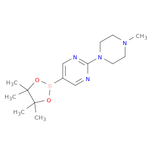 942922-07-8 2-(4-Methylpiperazin-1-yl)-5-(4,4,5,5-tetramethyl-1,3,2-dioxaborolan-2-yl)pyrimidine