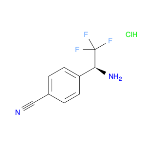 943731-61-1 4-[(1S)-1-amino-2,2,2-trifluoroethyl]benzonitrile hydrochloride