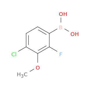 4-Chloro-2-fluoro-3-methoxyphenylboronic acid