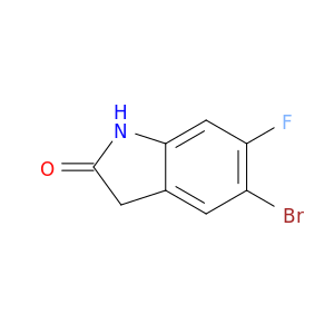 944805-66-7 5‐bromo‐6‐fluoro‐2,3‐dihydro‐1H‐indol‐2‐one