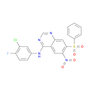 945553-94-6 7-(Benzenesulfonyl)-N-(3-chloro-4-fluoro-phenyl)-6-nitro-quinazolin-4-amine