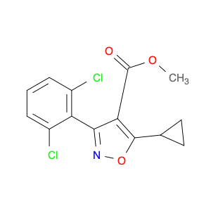 946426-88-6 methyl 5-cyclopropyl-3-(2,6-dichlorophenyl)-1,2-oxazole-4-carboxylate