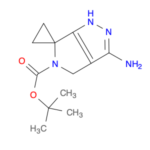 946497-95-6 2-Methyl-2-propanyl 3'-amino-1',4'-dihydro-5'H-spiro[cyclopropane-1,6'-pyrrolo[3,4-c]pyrazole]-5'-carboxylate