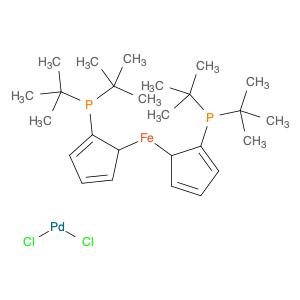 95408-45-0 1,1'-Bis(di-tert-butylphosphino)ferrocene palladium dichloride