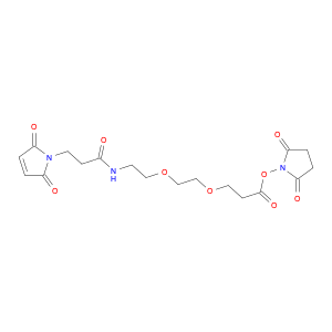 955094-26-5 (2,5-dioxopyrrolidin-1-yl) 3-[2-[2-[3-(2,5-dioxopyrrol-1-yl)propanoylamino]ethoxy]ethoxy]propanoate