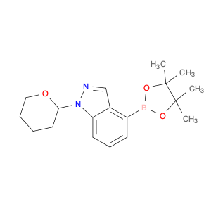 956388-05-9 1-(oxan-2-yl)-4-(tetramethyl-1,3,2-dioxaborolan-2-yl)-1H-indazole