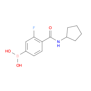 957034-70-7 4-(Cyclopentylcarbamoyl)-3-fluorophenylboronic acid