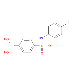 957121-13-0 N-(4-Fluorophenyl) 4-boronobenzenesulfonamide