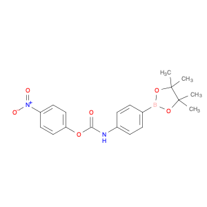 957198-19-5 Carbamic acid, N-[4-(4,4,5,5-tetramethyl-1,3,2-dioxaborolan-2-yl)phenyl]-, 4-nitrophenyl ester