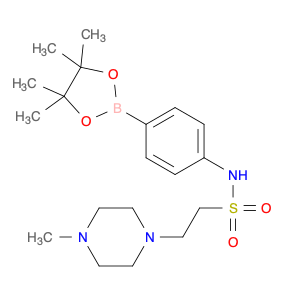 957198-23-1 1-Piperazineethanesulfonamide, 4-methyl-N-[4-(4,4,5,5-tetramethyl-1,3,2-dioxaborolan-2-yl)phenyl]-