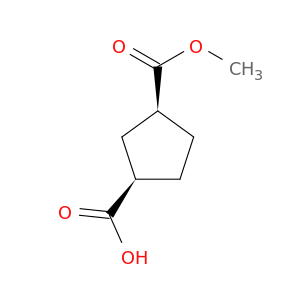 (1R,3S)-rel-3-(Methoxycarbonyl)cyclopentanecarboxylic acid