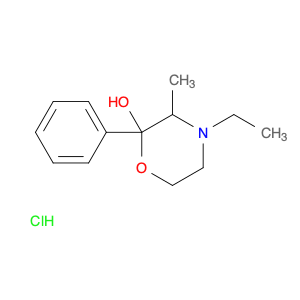 97630-97-2 4-ethyl-2-hydroxy-3-methyl-2-phenylmorpholine HCl