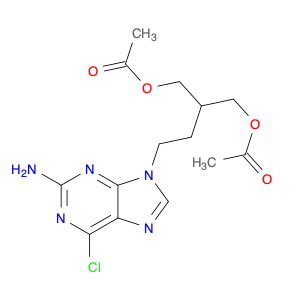 97845-60-8 2-(2-(2-Amino-6-chloro-9H-purin-9-yl)ethyl)propane-1,3-diyl diacetate