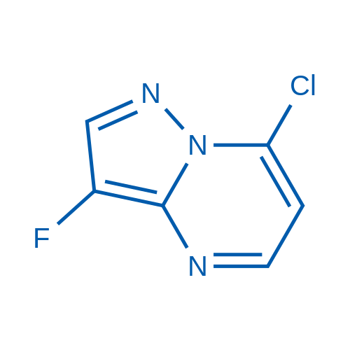 1263061-01-3 Pyrazolo[1,5-a]pyrimidine, 7-chloro-3-fluoro-