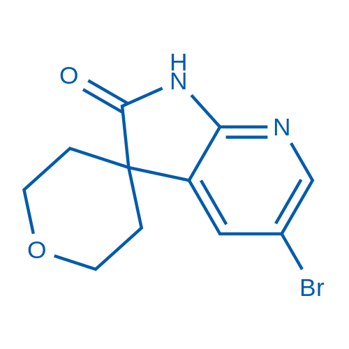 1341038-90-1 5'-bromo-1',2'-dihydrospiro[oxane-4,3'-pyrrolo[2,3-b]pyridine]-2'-one