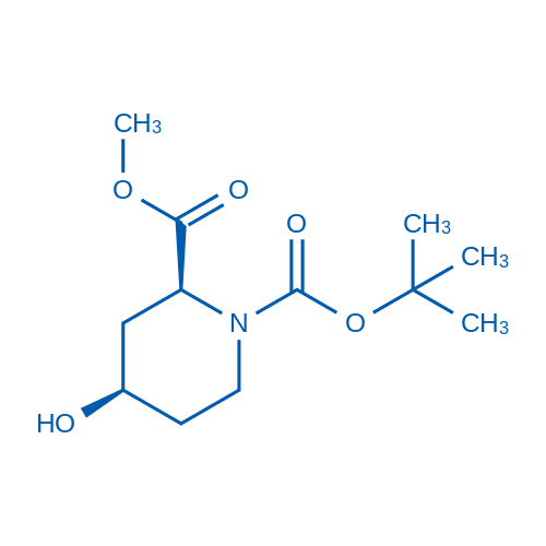 (2S,4R)-N-BOC-4-HYDROXYPIPERIDINE-2-CARBOXYLIC ACID METHYL ESTER, 98% E.E., 95