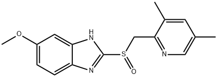 5-METHOXY-2-[(3,5-DIMETHYL-2-PYRIDINYL)-METHYLSULFINYL]-BENZIMIDAZOLE