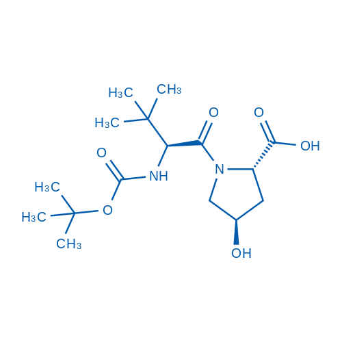 (2S,4R)-1-((S)-2-((tert-butoxycarbonyl)amino)-3,3-dimethylbutanoyl)-4-hydroxypyrrolidine-2-carboxylicacid