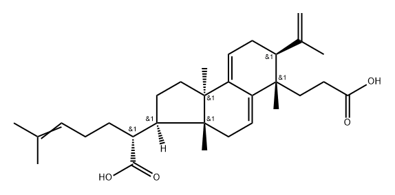 943225-55-6 1H-Benz[e]indene-3-acetic acid, 6-(2-carboxyethyl)-2,3,3a,4,6,7,8,9b-octahydro-3a,6,9b-trimethyl-7-(1-methylethenyl)-α-(4-methyl-3-penten-1-yl)-, (αR,3R,3aR,6S,7S,9bR)-