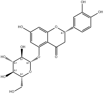 103617-12-5 4H-1-Benzopyran-4-one, 2-(3,4-dihydroxyphenyl)-5-(β-D-glucopyranosyloxy)-2,3-dihydro-7-hydroxy-, (2S)-