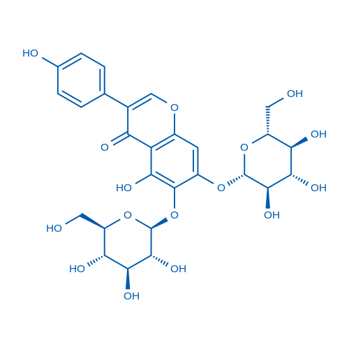 1219001-04-3 5,6,7,40-tetrahydroxyisoflavone-6,7-di-O-β-D-glucopyranoside