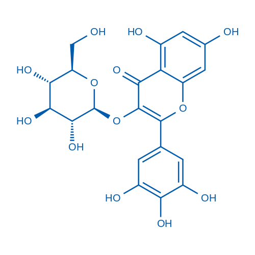 19833-12-6 Myricetin 3-β-D-glucopyranoside