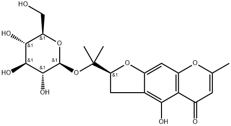 2254096-98-3 5H-Furo[3,2-g][1]benzopyran-5-one, 2-[1-(β-D-glucopyranosyloxy)-1-methylethyl]-2,3-dihydro-4-hydroxy-7-methyl-, (2S)-