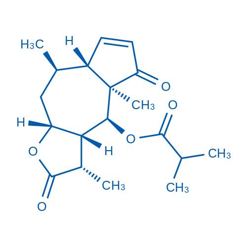 34532-67-7 (3aR)-4,4a,7aα,8,9,9aα-Hexahydro-4α-(isobutyryloxy)-3β,4aβ,8α-trimethylazuleno[6,5-b]furan-2,5(3H,3aαH)-dione