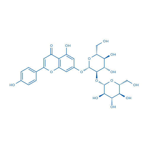 Apigenin-7-O-
sophroside
Apigenin-7-O-β-D-
sophoroside