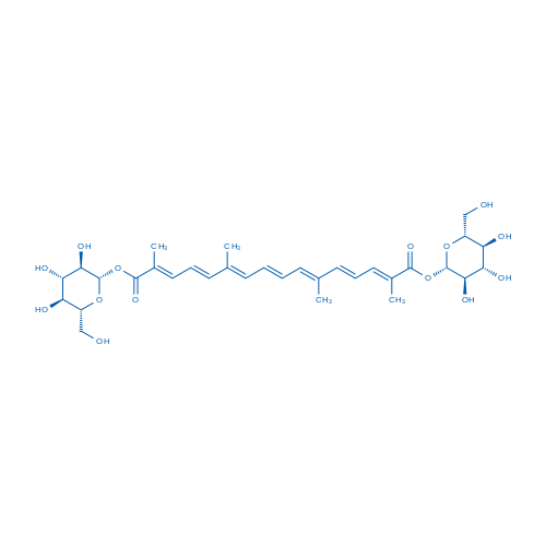 57710-64-2 1,1'-[(2E,4E,6E,8E,10E,12E,14E)-2,6,11,15-tetramethyl-2,4,6,8,10,12,14-hexadecaheptaenedioate]-b-D-Glucopyranose