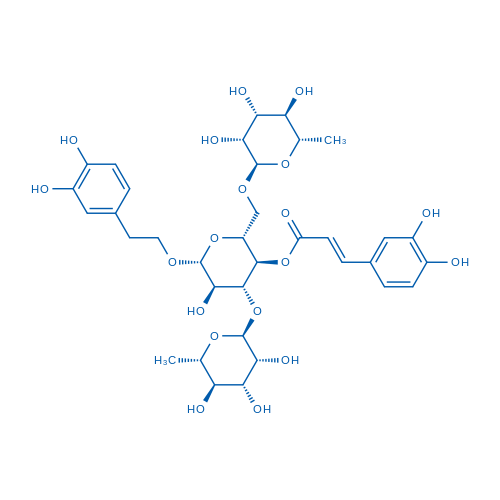 94079-81-9 2-(3,4-Dihydroxyphenyl)ethyl 3-O,6-O-bis(α-L-rhamnopyranosyl)-4-O-[(E)-3-(3,4-dihydroxyphenyl)propenoyl]-β-D-glucopyranoside