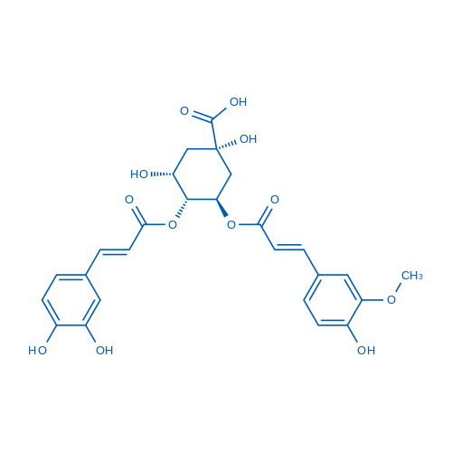 96990-65-7 3-Feruloyl-4-caffeoylquinic acid