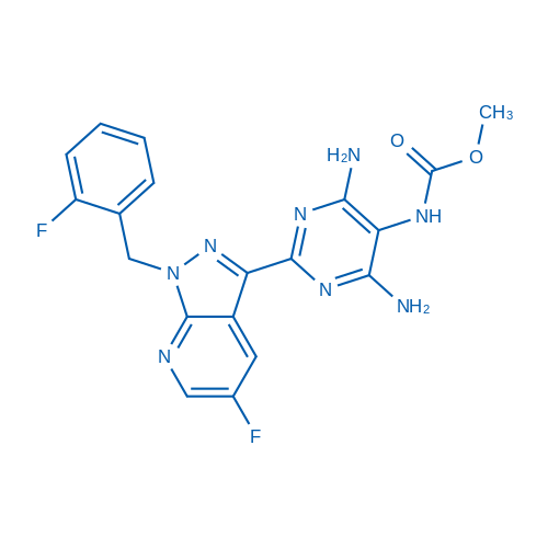 1350653-20-1 Methyl (4,6-diamino-2-(5-fluoro-1-(2-fluorobenzyl)-1H-pyrazolo[3,4-b]pyridin-3-yl)pyrimidin-5-yl)carbamate