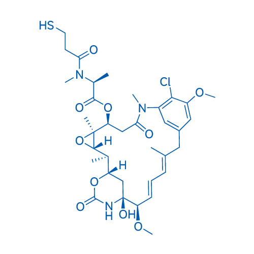 139504-50-0 (14S,16S,32S,33S,2R,4S,10E,12E,14R)-86-Chloro-14-hydroxy-85,14-dimethoxy-33,2,7,10-tetramethyl-12,6-dioxo-7-aza-1(6,4)-oxazinana-3(2,3)-oxirana-8(1,3)-benzenacyclotetradecaphane-10,12-dien-4-yl N-(3-mercaptopropanoyl)-N-methyl-L-alaninate