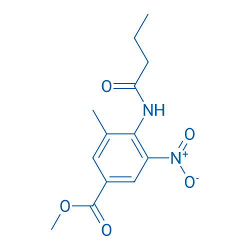 Methyl 4-(butyrylamino)-3-methyl-5-nitrobenzoate