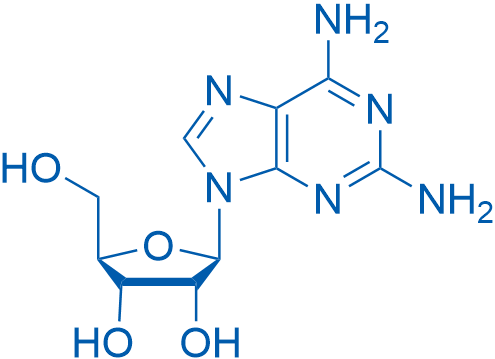 2096-10-8 (2R,3R,4S,5R)-2-(2,6-Diamino-9H-purin-9-yl)-5-(hydroxymethyl)tetrahydrofuran-3,4-diol