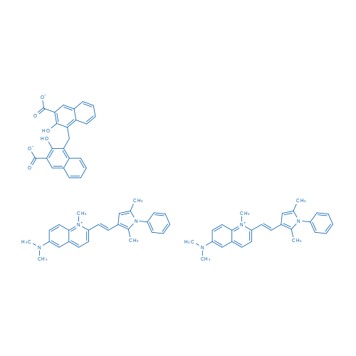 3546-41-6 2-(2-(2,5-Dimethyl-1-phenyl-1H-pyrrol-3-yl)vinyl)-6-(dimethylamino)-1-methylquinolin-1-ium bis-4,4'-methylenebis(3-hydroxy-2-naphthoate)