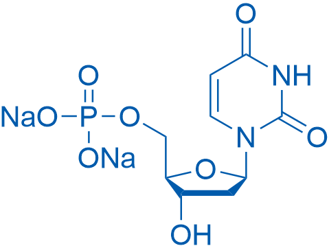 Sodium ((2R,3S,5R)-5-(2,4-dioxo-3,4-dihydropyrimidin-1(2H)-yl)-3-hydroxytetrahydrofuran-2-yl)methyl phosphate