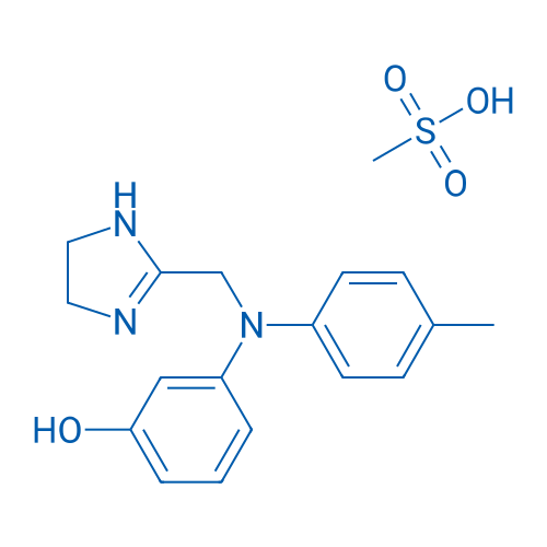 3-(((4,5-Dihydro-1H-imidazol-2-yl)methyl)(p-tolyl)amino)phenol methanesulfonate