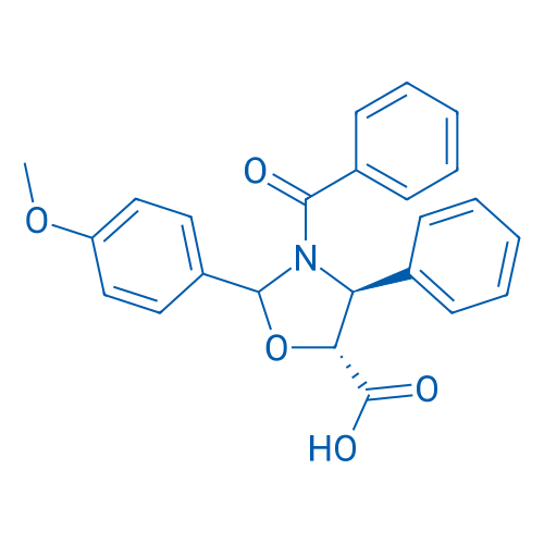 949023-16-9 (4S,5R)-3-Benzoyl-2-(4-methoxyphenyl)-4-phenyloxazolidine-5-carboxylic acid